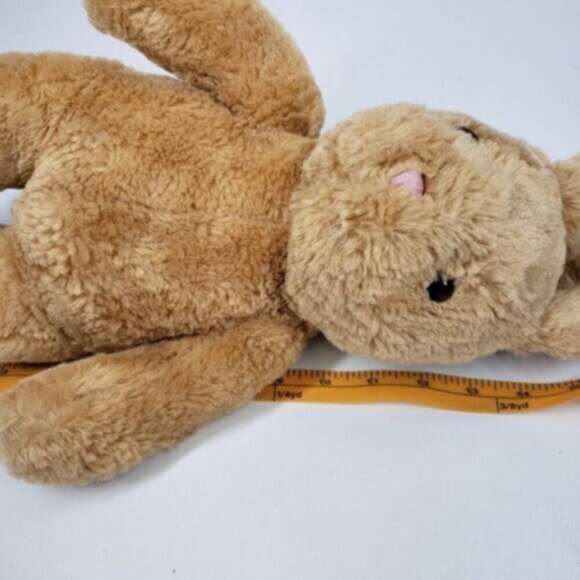 Build a Bear Workshop Pawlette Rabbit Bunny Plush Light Brown Pink Easter - Picture 9 of 10